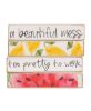 Picture of Too Pretty To Work Summer Fruit Tiny Mini Sticks, 4/Set