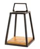 Picture of Cast Iron & Wood Open Air Lantern w/Handle