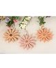 Picture of Pastel Wooden Daisy Ornament, 3 Asstd.