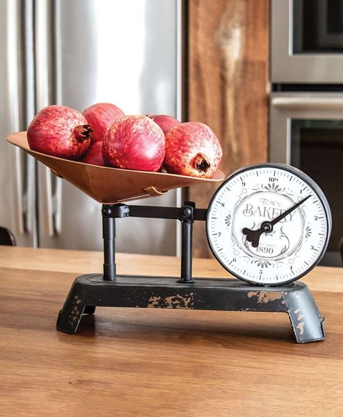 Picture of Town Bakery Distressed Metal Decorative Scale