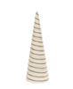 Picture of Diamond Wrapped Ivory Jute Cone Tree, 14"