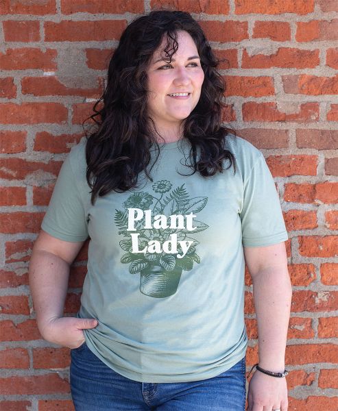 Picture of Plant Lady T-Shirt, Sage XXL