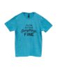 Picture of Everything’s Fine T-Shirt, Heather Galapagos Blue