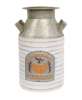 Picture of Distressed Ribbed Metal Farmers Market Pumpkins Milk Can