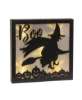 Picture of Black Sparkle Boo Witch Light Up Box Sign