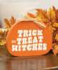 Picture of Fall Sweet Fall/Trick Or Treat 2-Sided Wooden Pumpkin Sitter