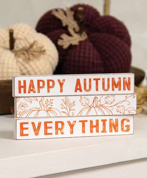 Picture of Happy Autumn Everything Mini Sticks, 3/Set