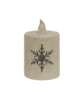 Picture of Glitter Snowflake Timer Pillar, 2"x 3"