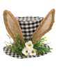 Picture of Gingham Bunny Fabric Top Hat with Florals