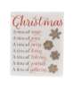 Picture of Christmas Time Snowflakes Layered Box Sign