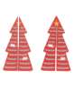 Picture of Wooden Dimensional Yuletide Christmas Tree Sitters, 3/Set 