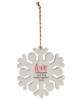 Picture of Believe, Joy, Love Snowflake Ornament, 3 Asstd.