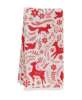 Picture of Yuletide Forest & Floral Folklore Dish Towel w/White Pom Poms