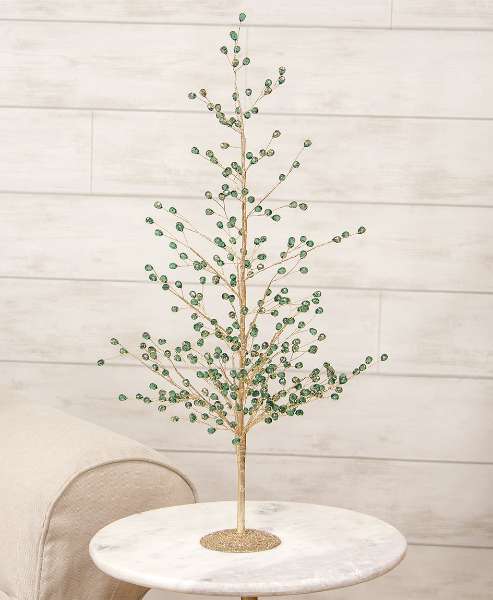 Picture of Sparkling Emerald Gems Tree, 23"H