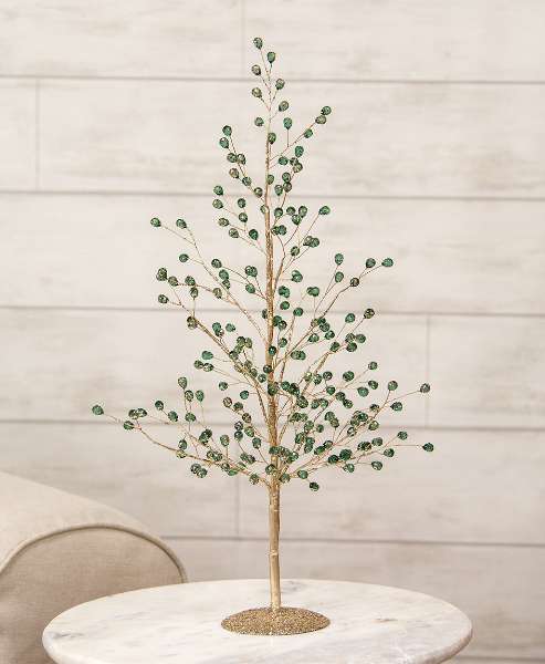 Picture of Sparkling Emerald Gems Tree, 19"H