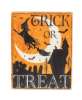 Picture of Weathered Wood Trick or Treat Witch Sign