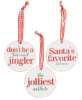 Picture of Half-Assed Jingler Round Ornament w/Ribbon, 3 Asstd.