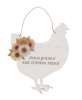 Picture of Jesus Praisin Floral Chicken Hanger, 3/Set