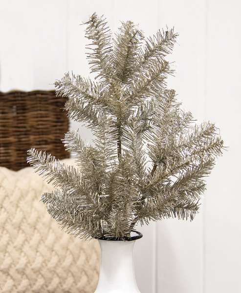 Picture of Glistening Platinum Pine Spray, 29"