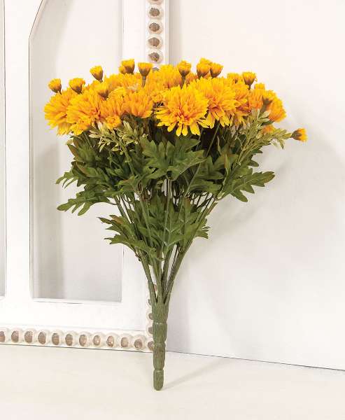 Picture of Bountiful Mums Bouquet, Yellow, 15"H