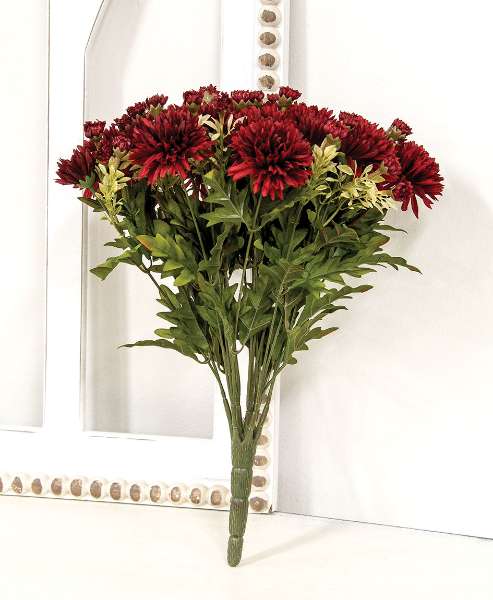 Picture of Bountiful Mums Bouquet, Burgundy, 15"H