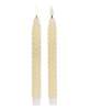 Picture of Ivory Twisty Timer Tapers, 10"H, 2/Set