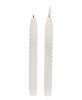 Picture of White Twisty Timer Tapers, 10"H, 2/Set 