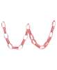 Picture of Small Red and White Striped Ribbon Garland, 48"L