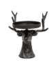 Picture of Black Metal Reindeer Pillar Candle Holder