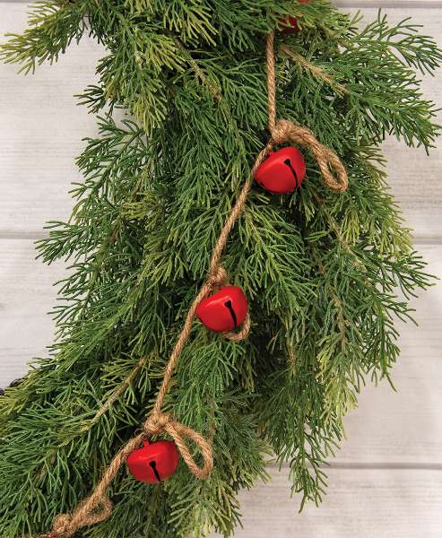 Picture of Joyful Red Jingle Bell Garland, 5 ft 