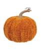 Picture of Orange Chenille Pumpkin w/Jute Stem, 7.5" Dia.