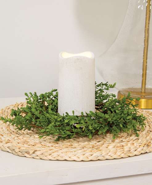 Picture of Baby Boxwood Candle Ring, 4.5"