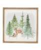 Picture of Snowy Woodland Deer Dimensional Frame