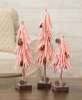 Picture of Pink Glittered Foamy Needle Pinecone Tree, 12"H