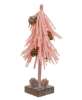 Picture of Pink Glittered Foamy Needle Pinecone Tree, 8"H