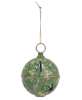 Picture of Gleaming Distressed Green Metal Snowflake Jingle Bell, 8.25" x 11.5"