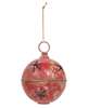 Picture of Gleaming Distressed Red Metal Snowflake Jingle Bell, 8.25" x 11.5"