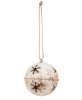 Picture of Gleaming Distressed Metal Snowflake Jingle Bell, 3.5", 3 Asstd.