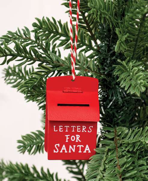 Picture of Letters For Santa Metal Ornament