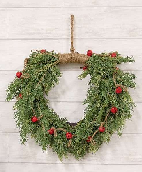 Picture of Weeping Cedar & Jute Wreath, 24"