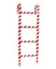 Picture of Distressed Paper Mache Candy Cane Stripe Ladder , 29"H