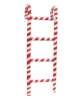 Picture of Distressed Wooden Candy Cane Stripe Ladder, 29"H