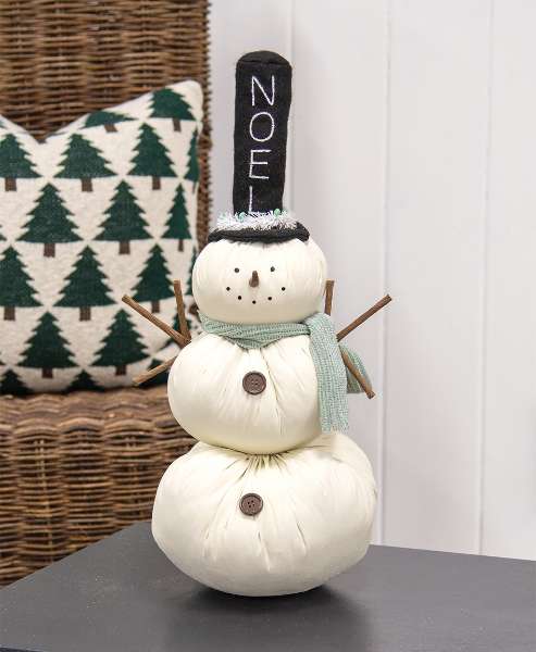 Picture of Noel Party Stuffed Snowman, 20.5"H