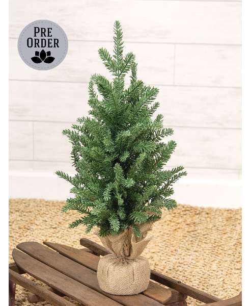 Picture of Soft Touch Alpine Tree w/Burlap Base - 2 Ft.