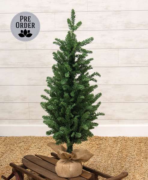 Picture of Soft Touch Alpine Tree w/Burlap Base - 3 Ft.
