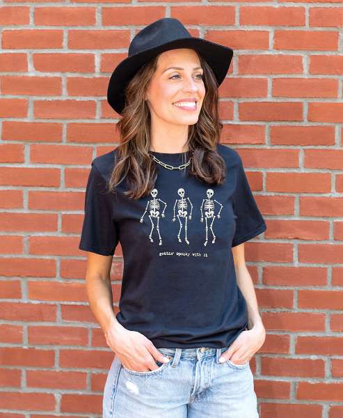Picture of Gettin Spooky With It T-Shirt, Black
